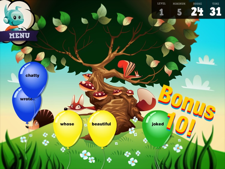 Verb Mayhem HD Level 3 FREE screenshot-4