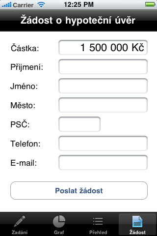 Hypoteční kalkulačka screenshot 4