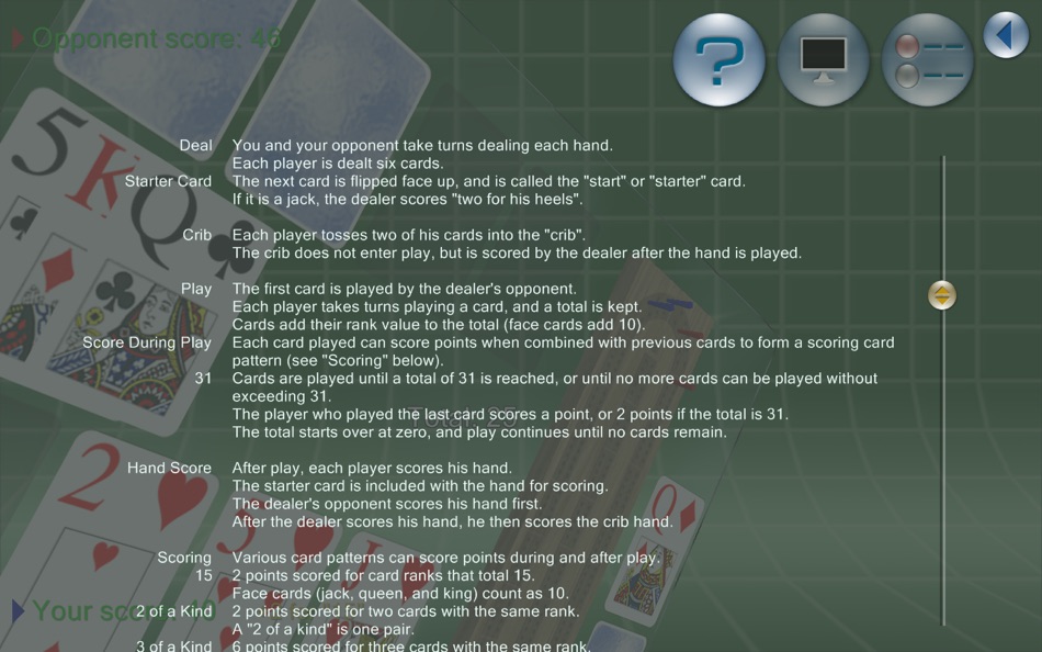 #4. Cribbage Forever (macOS) Podle: Solitaire Forever