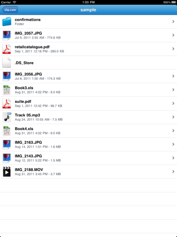 Screenshot #4 pour iZip.com