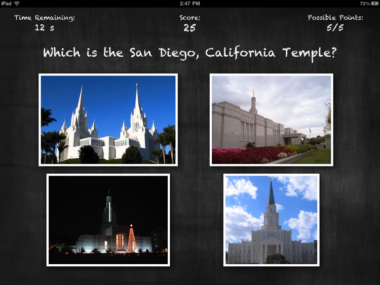 LDS Temple Quiz for iPad