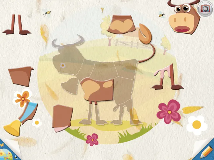 Capture d'écran de KiDSAPP HD: The Farm - Free sur iPhone 5