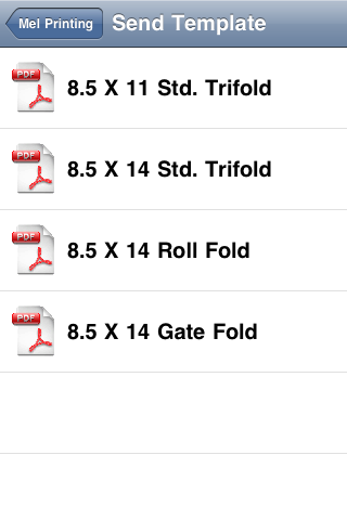 Mel Printing iPhone screenshot 2 - Business app