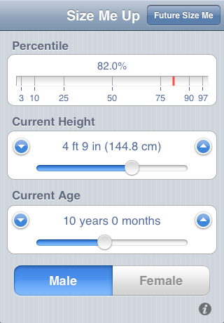 Size Me Up - Future Height Predictor