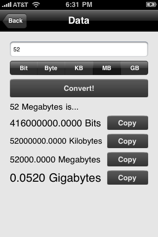 Convert-O-Matic Free screenshot
