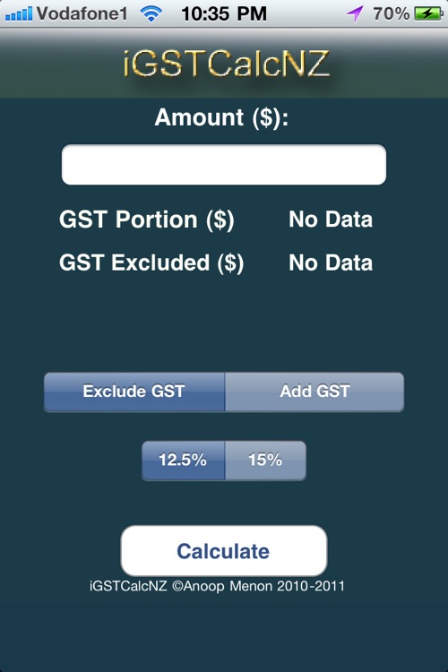 iGSTCalcNZ - Goods and Services Tax Calculator