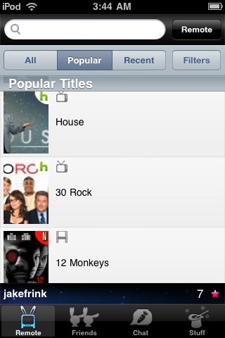 teevox Remote - Interactive Social TV