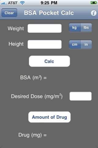 BSA Pocket Calculator