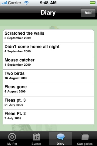 iPet Diary and Log screenshot 4