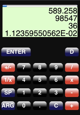 r.Calc iPhone screenshot 1 - Utilities app