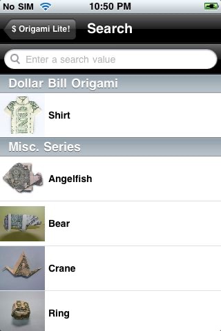 Dollar Origami Lite screenshot 2