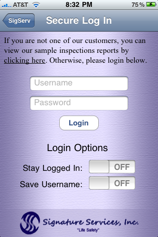 App screenshot