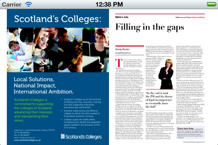Holyrood magazine