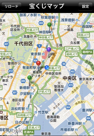 宝くじ当選売場マップ By Iridge Inc