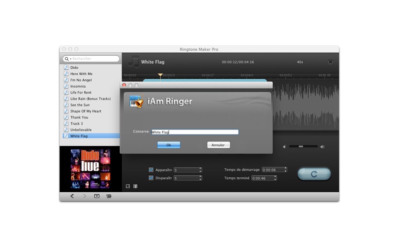 Screenshot #3 pour Ringtone Maker Pro