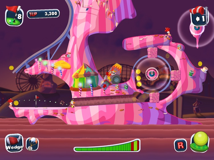 Worms Crazy Golf HD screenshot-4