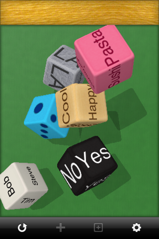 make dice lite iphone screenshot 1