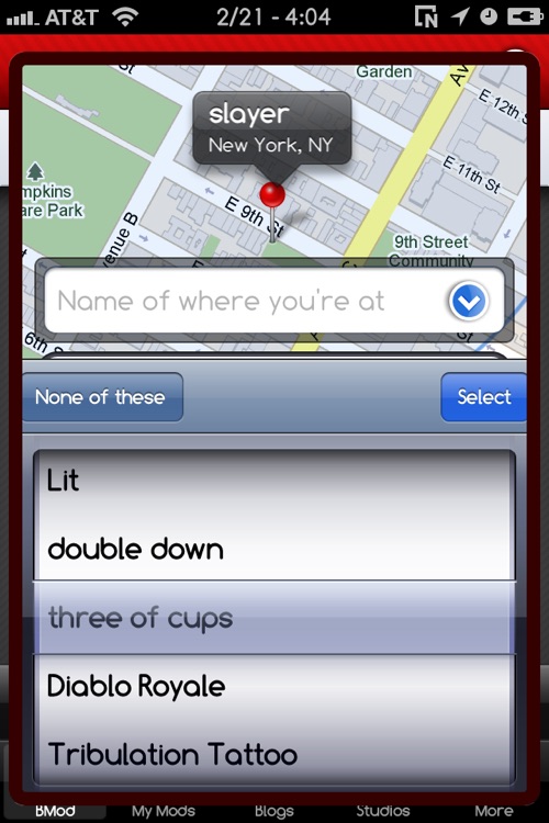 BodyMod.org Mobile App