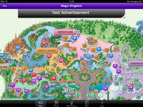 Screenshot #4 pour Disney World Maps
