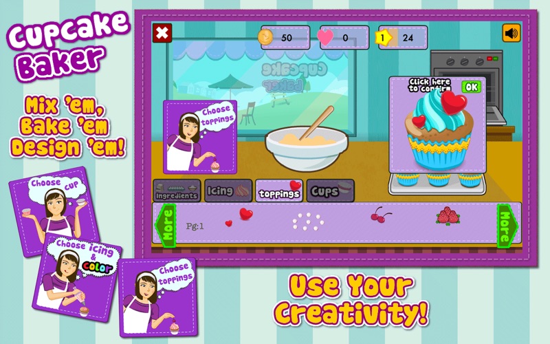 Screenshot #2 pour Cupcake Baker