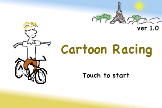 CartoonRacing Lite app screenshot