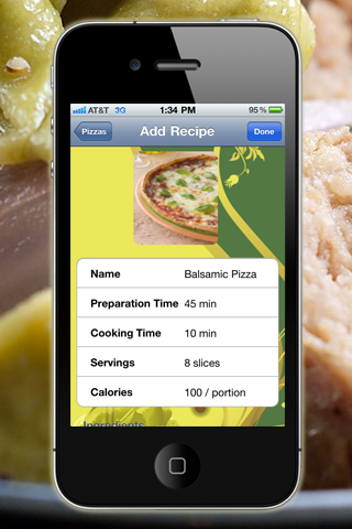 iRecipe Cookbook HD "Lite Edition" screenshot 2