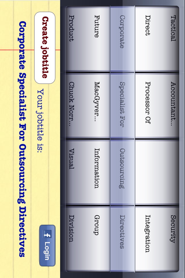 JobTitleBandit screenshot 3