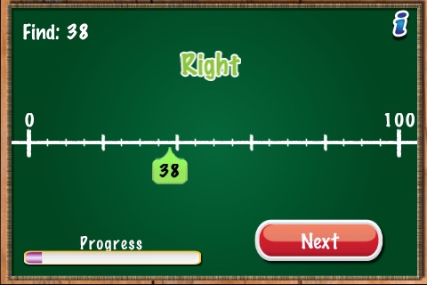 MathTappers: Numberline - a math game to help children learn whole numbers, integers & real numbers