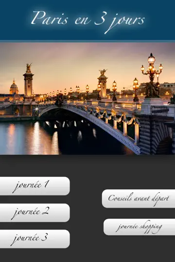 Capture d'écran de Paris En 3 Jours sur iPhone 1