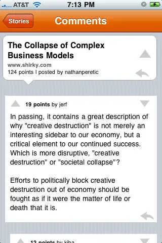Hacker News screenshot 1 of 2