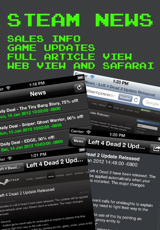 GameTabs: Steam Deals, Friends List, Achievements and News screenshot-4