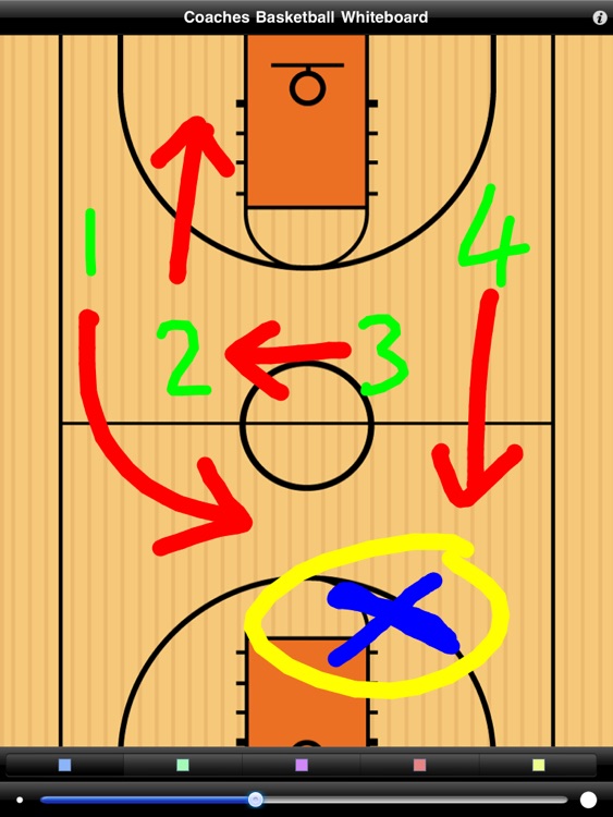 Coaches Basketball Wipeboard