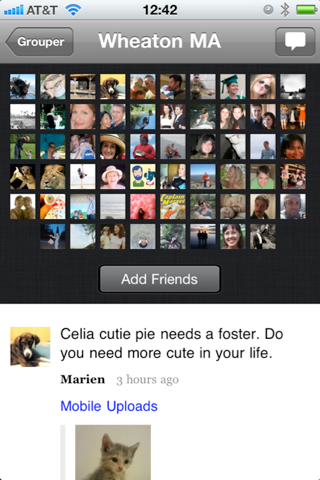 Grouper for Facebook screenshot