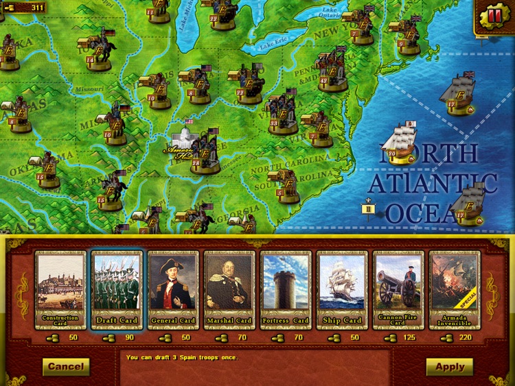 Musket & Artillery: American Revolutionary War for iPad