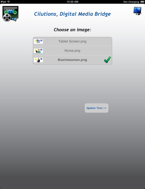 Digital Signage - Screen Update
