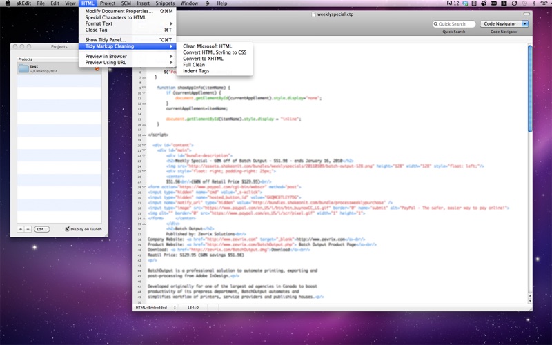 Screenshot #2 pour skEdit Express