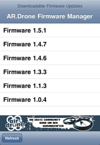 Firmware Manager for AR.Drone screenshot