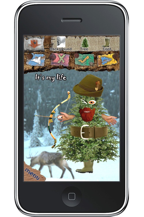 Free Pine Man Postcard by Ragdoll Game Studio
