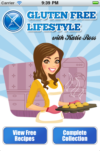 Gluten Free Recipes app screenshot