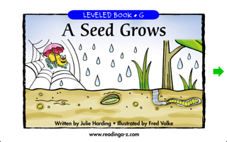 Screenshot #1 pour A Seed Grows - LAZ Reader [Level G–first grade]