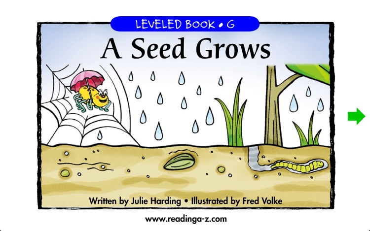 A Seed Grows - LAZ Reader [Level G–first grade]