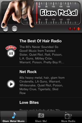 Glam Rock Radio FM - 80s Hair Metal at its Best screenshot 2