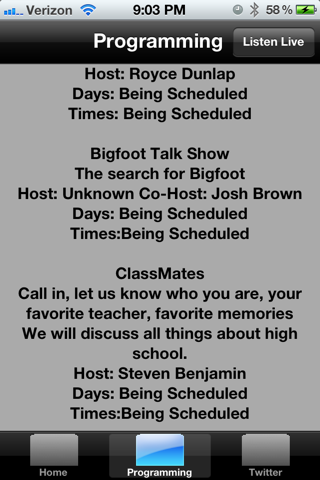 talkNation iPhone screenshot 2 - Music app