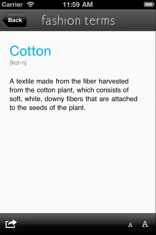 Fashion Terms screenshot 5 of 5