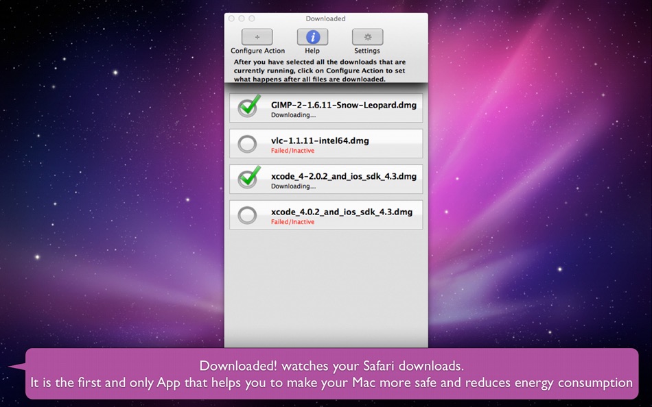 Downloaded! for Mac OS X - 1.00 - (macOS)