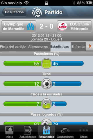 French Ligue 1 screenshot 4