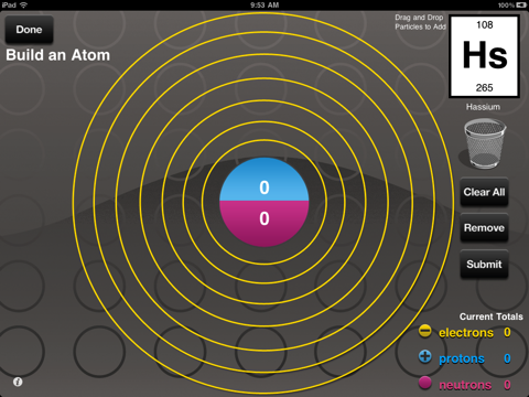 Screenshot #5 pour Building Atoms, Ions, and Isotopes HD Lite