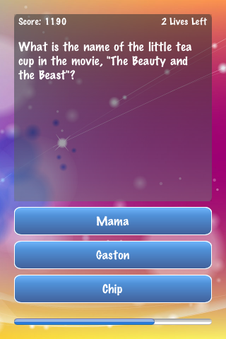 Disney Quiz screenshot1