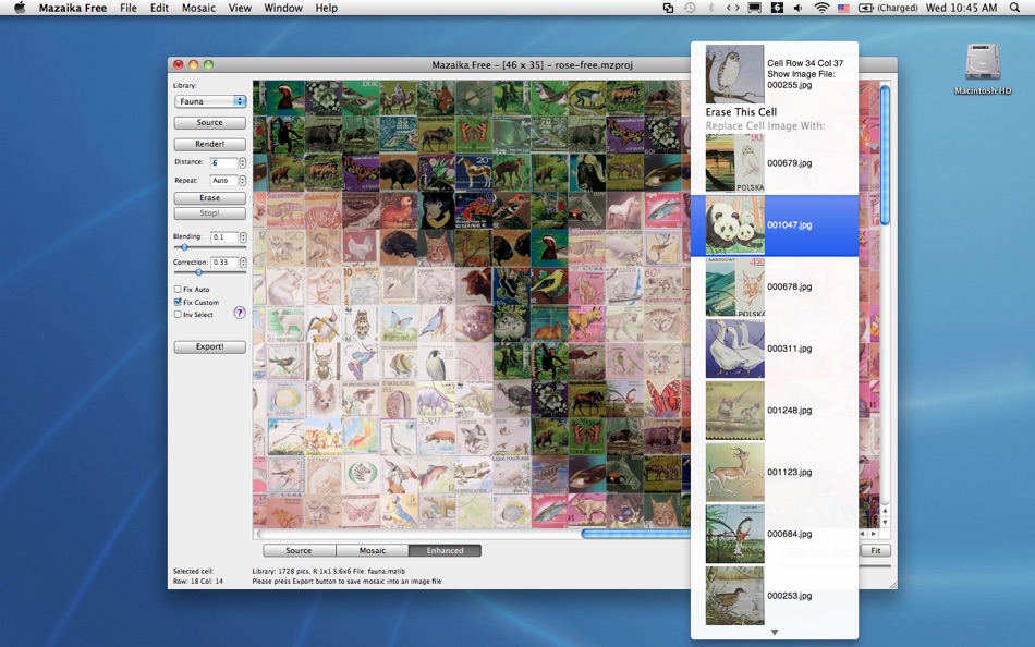 #5. Mazaika Free for Mac OS X (macOS) 来自: Mazaika.com