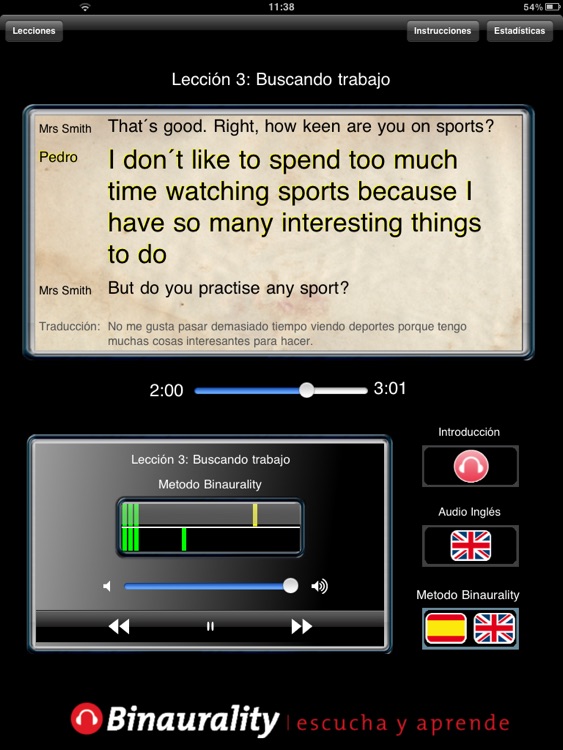 Escucha y Aprende inglés